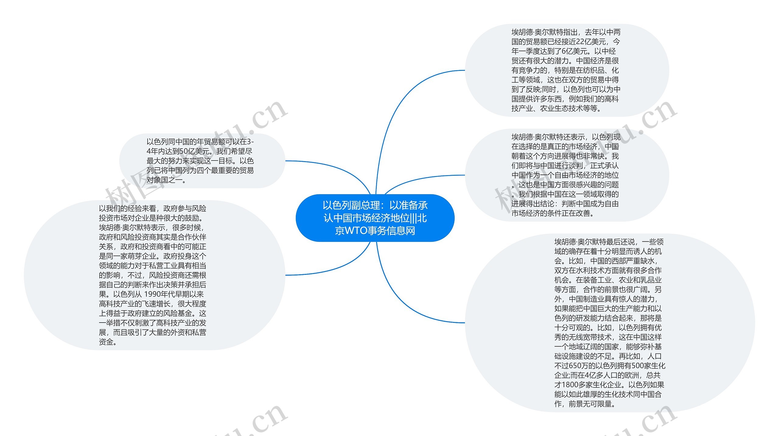 以色列副总理：以准备承认中国市场经济地位|||北京WTO事务信息网