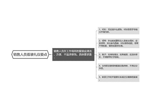 销售人员着装礼仪要点