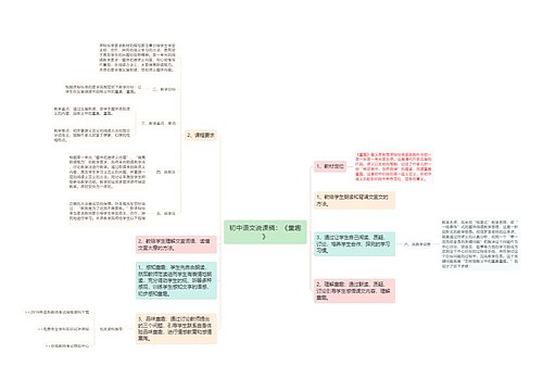 初中语文说课稿：《童趣》