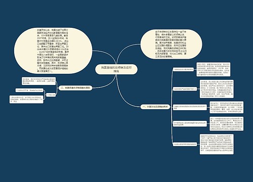 我国面临的反倾销及应对措施