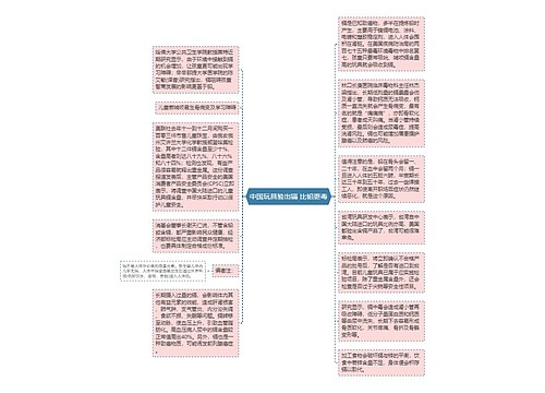 中国玩具验出镉 比铅更毒