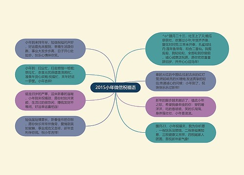 2015小年微信祝福语