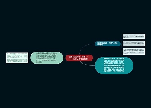 美移民局推出“新政”：H-1B签证新年大松绑