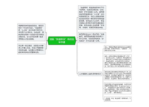 加国“快速移民”将启宜早申请