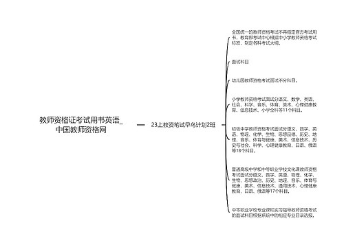 教师资格证考试用书英语_中国教师资格网