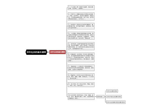 涉外礼仪的基本通则