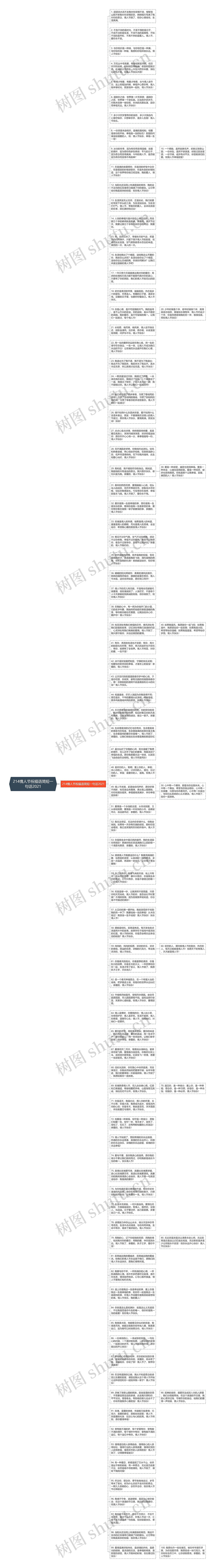 214情人节祝福语简短一句话2021思维导图