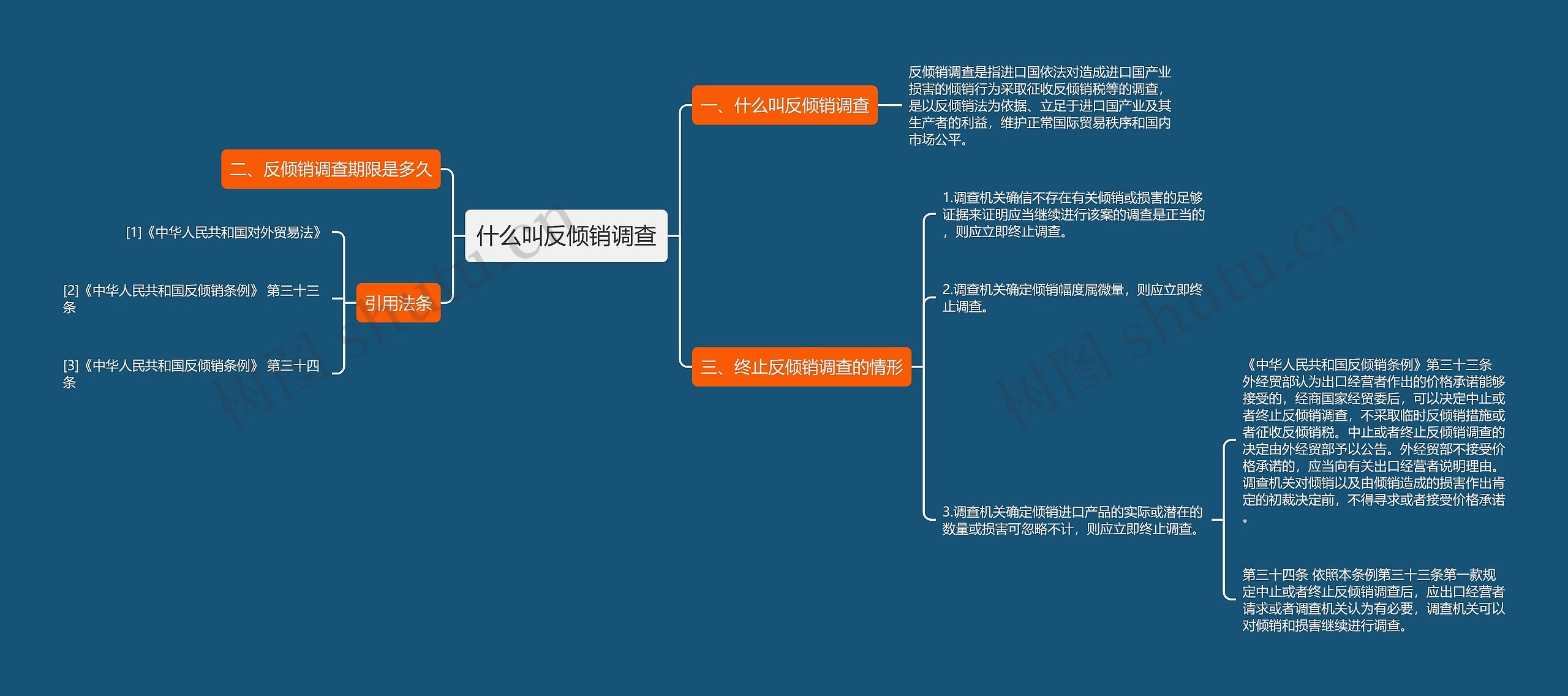 什么叫反倾销调查思维导图