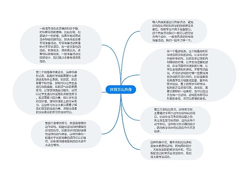 体育怎么热身