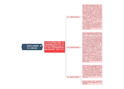         	四级听力新题型，备考三点需注意