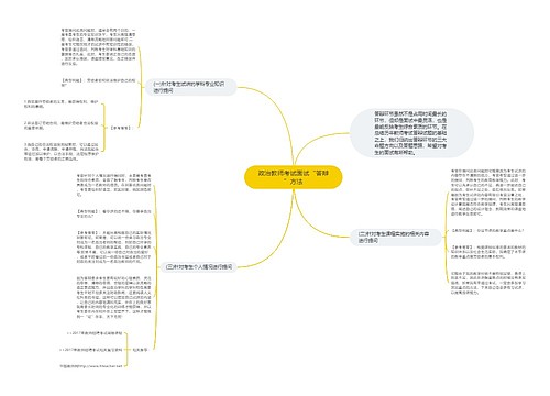政治教师考试面试“答辩”方法