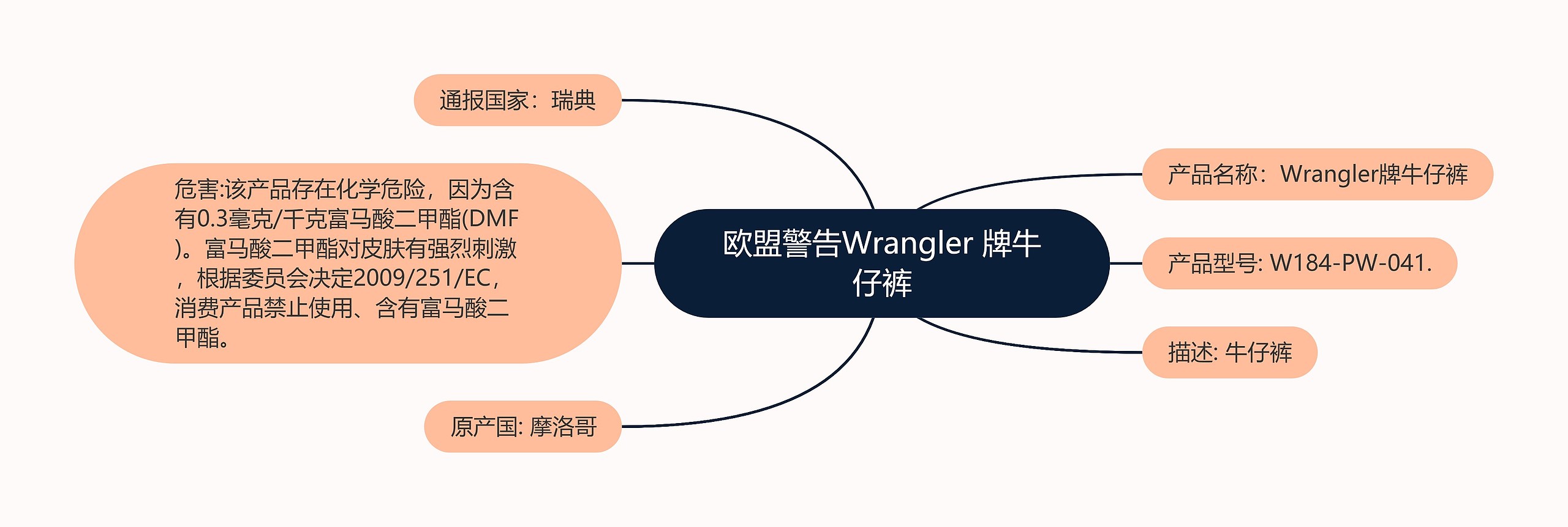 欧盟警告Wrangler 牌牛仔裤