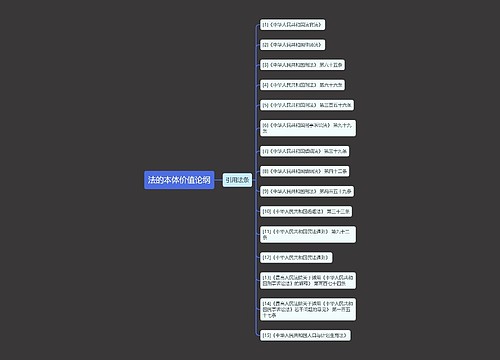 法的本体价值论纲