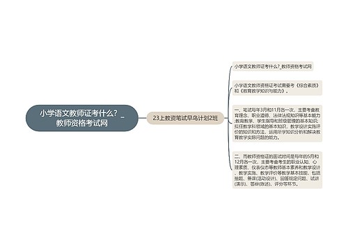 小学语文教师证考什么？_教师资格考试网