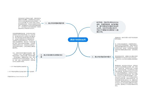 课堂手势语的应用