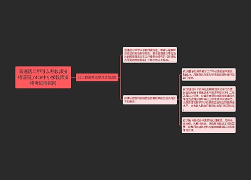 普通话二甲可以考教师资格证吗_ntce中小学教师资格考试网官网