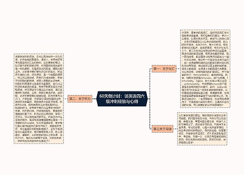 60天倒计时：谈英语四六级冲刺经验与心得