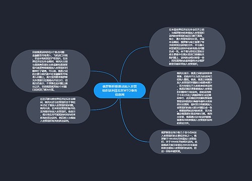 俄罗斯积极推动加入世贸组织谈判|||北京WTO事务信息网