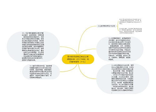 高中教师资格证考试之新课程标准（2017年版）知识备考指导（十七）