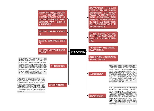 职场人际关系