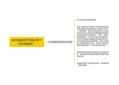 教师资格证书号码在哪个网站能查到？