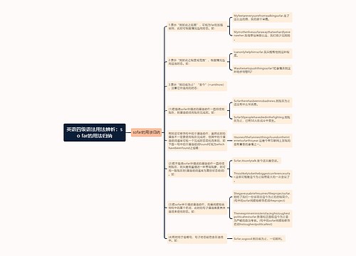 英语四级语法用法辨析：so far的用法归纳