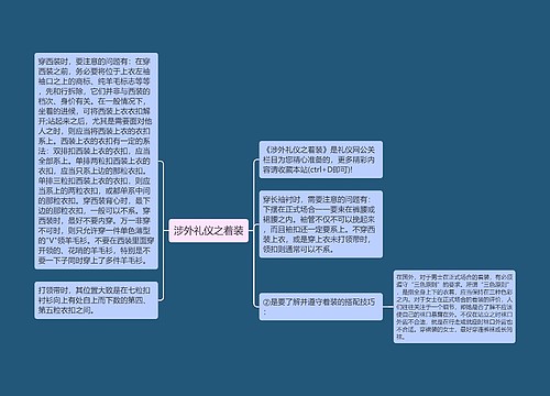 涉外礼仪之着装