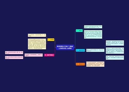 教师招聘小学美术《箱板上的新发现》说课稿