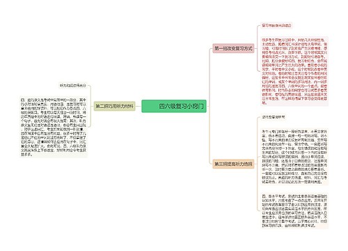         	四六级复习小窍门