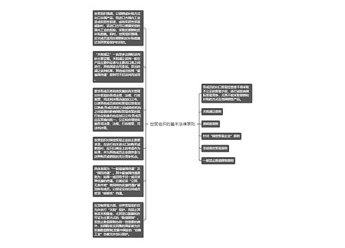 世贸组织的基本法律原则