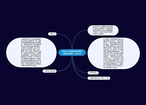 机动车交通事故责任强制保险条例释义：第31条