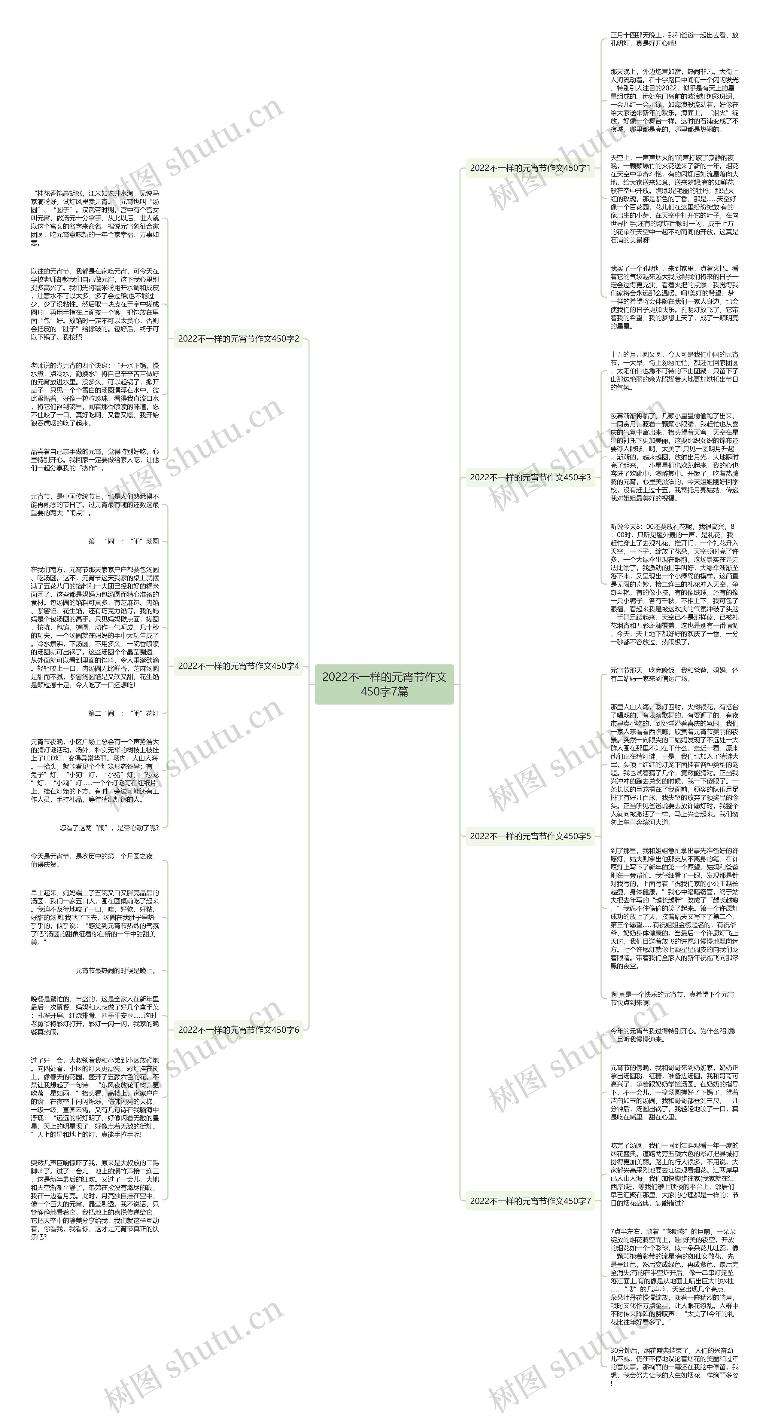 2022不一样的元宵节作文450字7篇