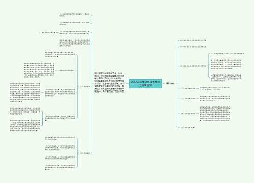 2012司法考试法理学考点之法律监督