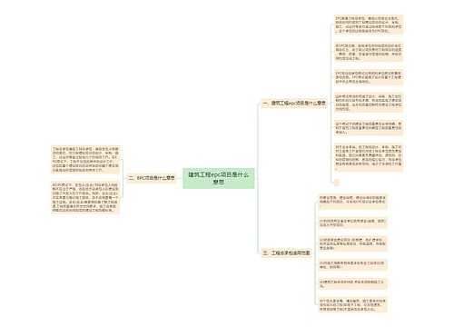 建筑工程epc项目是什么意思