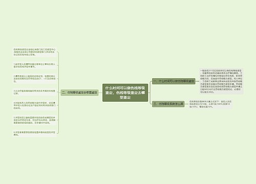 什么时间可以做伤残等级鉴定，伤残等级鉴定去哪里鉴定