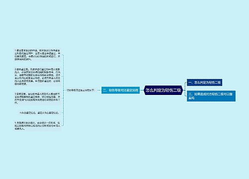 怎么判定为轻伤二级