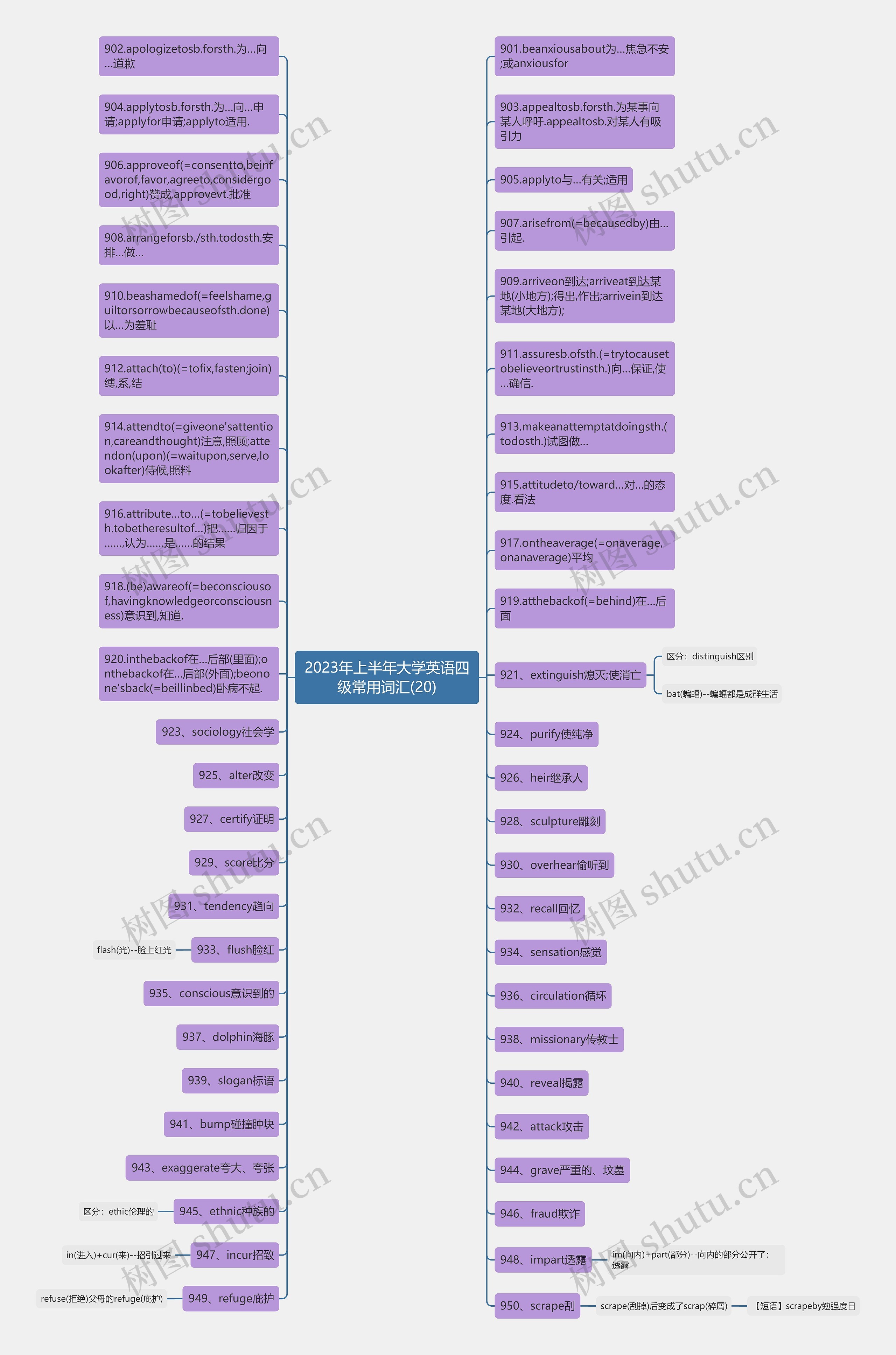 2023年上半年大学英语四级常用词汇(20)