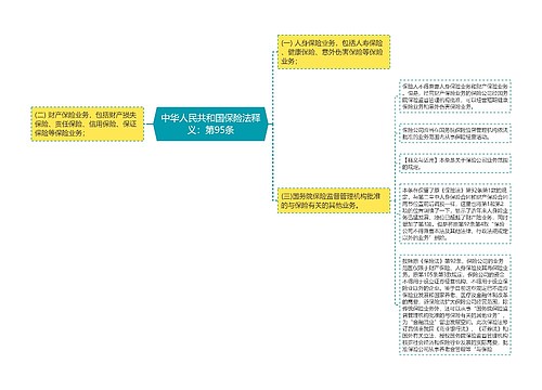 中华人民共和国保险法释义：第95条