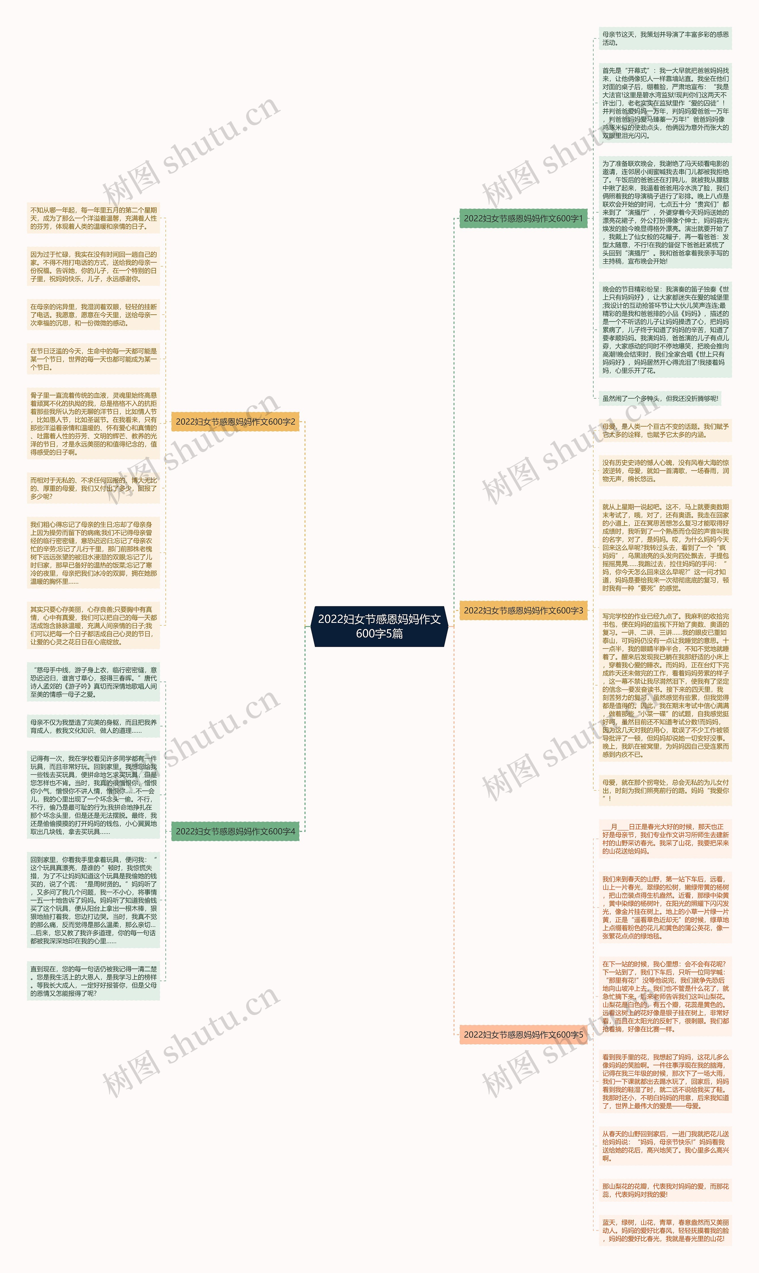 2022妇女节感恩妈妈作文600字5篇