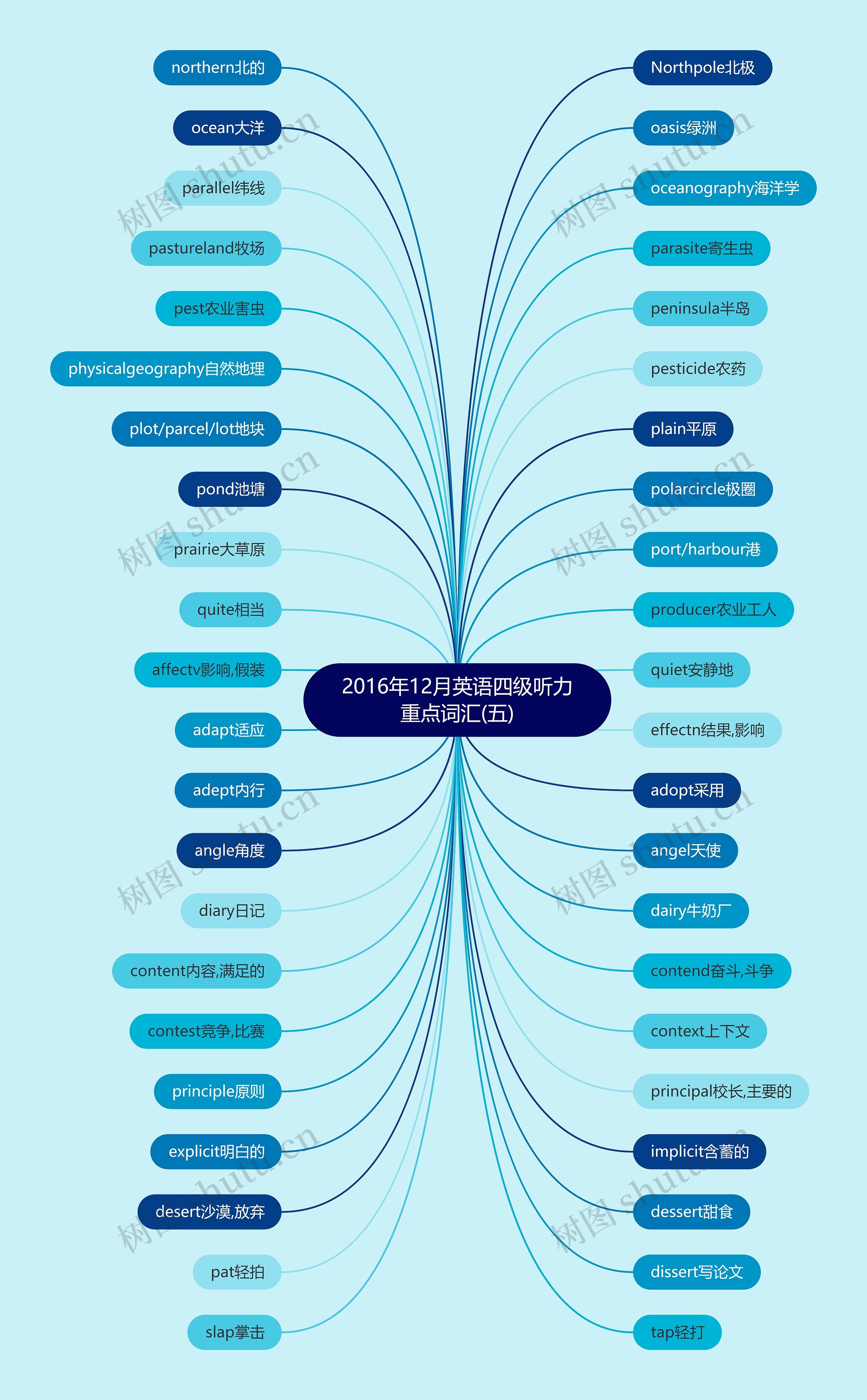 2016年12月英语四级听力重点词汇(五) 2016年12月英语四级听力重点词汇(五)