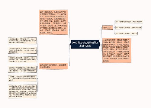 2012司法考试刑诉辅导之上诉不加刑