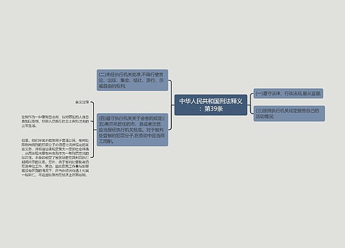 中华人民共和国刑法释义：第39条