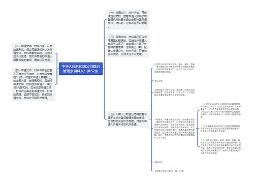 中华人民共和国公司登记管理条例释义：第52条