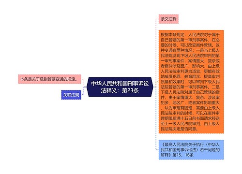 中华人民共和国刑事诉讼法释义：第23条