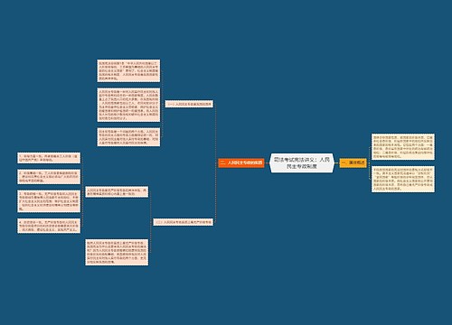 司法考试宪法讲义：人民民主专政制度