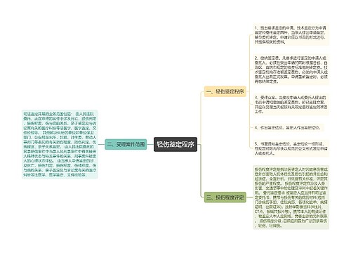 轻伤鉴定程序