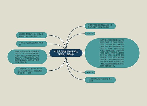 中华人民共和国刑事诉讼法释义：第30条