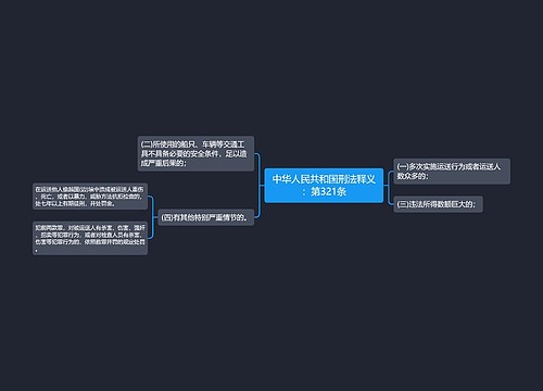 中华人民共和国刑法释义：第321条