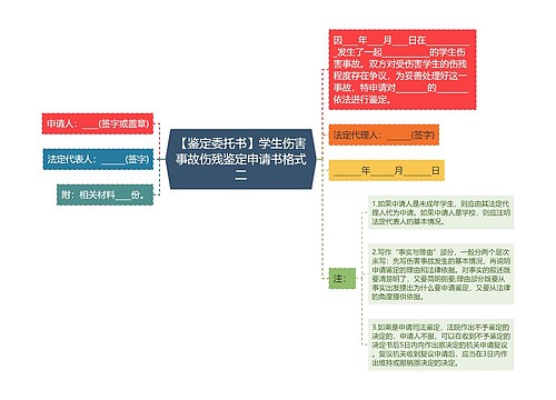 【鉴定委托书】学生伤害事故伤残鉴定申请书格式二