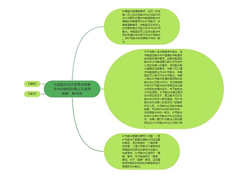 中国国际经济贸易仲裁委员会仲裁规则释义及适用指南：第48条